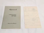 Vintage Garrard AT60 Laboratory Series Turn Table Instruction Manual Template. Fixed Price $25.99.