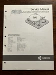 Kyocera PL-910 Fine Ceramics Turntable Service Manual Original Oem Genuine Rare. Fixed Price $129.99.