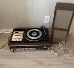 Sanyo Gxt 4650 Is 4-CHANNEL Stereo System & Record Player Sxr 2116 Speakers. Fixed Price $149.99.