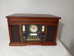 Wooden Record Player/radio/bluetooth Speaker. Victrola Brand 8 In 1 Turntable. Fixed Price $25.00.