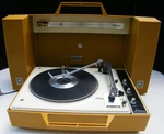 Vintage General Electric Wildcat Stereo Record Player Tested Works Needs Needle. Fixed Price $99.99.