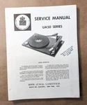 *original* Bsr UA50 UA-50 Series Record Player / Turntable Service Manual. Fixed Price $19.97.