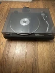 Vintage Sanyo TP-636 Auto Return Turntable Vinyl Record Player. Fixed Price $115.00.