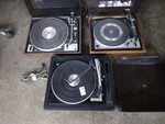 Lot Of Vintage Turntable Record Players Bsr 2310, Dual 1225, 1249..PARTS. Fixed Price $99.00.