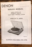 Denon Record Player / Turntable Service Manual *original*. Fixed Price $24.97.