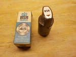 New Bsr UA15 Brown 45 Rpm Phonograph Record Player Spindle Adapter Turntable. Fixed Price $22.50.