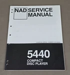 Nad Compact Disc Player 5440 Service Manual D-4186. Fixed Price $54.95.