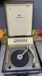 Motorola Hi Fi Stereophonic Record Player Portable Suitcase Style W/ Speakers. Fixed Price $258.75.