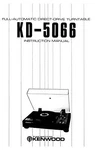 Kenwood KD-5066 Turntable Owners Instruction Manual. Fixed Price $22.24.