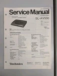 Technics SL-AV500 Direct Drive Auto Turntable System Service Manual D-5647. Fixed Price $64.95.