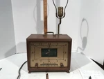 Vintage Antique Bendix Radio Clock With Lamp Works Tube. Fixed Price $106.00.