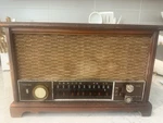 Zenith Model K731 Tube Radio Basketweave Wood Case Fm/am 1960S. Fixed Price $125.00.