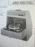 Webcor BP-1451-1, Tp-, BP-1452-1 Phonograph Photofact. Fixed Price $6.00.