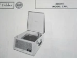 Zenith ZP8L Phonograph Record Player Photofact. Fixed Price $6.50.