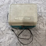 Airline Vintage Record Player Blue And White Works Model GHJ726A. Fixed Price $36.63.