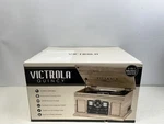Victrola Bluetooth Stereo Audio System VTA-200B-FOT Farmhouse Oatmeal. Fixed Price $79.99.