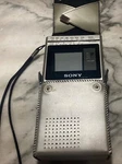 Vtg Sony Watchman Fm Stereo/am Receiver & Mini Tv W/ Case FD-30A Japan Works!. Fixed Price $38.50.