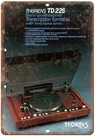 Thorens TD226 Transcription Turntable Ad Vintage Reproduction Metal Sign D122. Fixed Price $26.95.