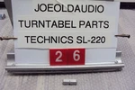 Technics SL-220/SL-110 Turntable Speed Selector Knob. Tested Parting Out. Fixed Price $13.99.