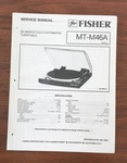 Fisher MT-M46A Record Player / Turntable Service Manual *original*. Fixed Price $19.97.
