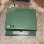 Vtg Sears Silvertone 3250!PORTABLE Record Player 4 Speed As Is. Fixed Price $16.15.