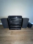 Magnavox AS-9506 Am/fm Dual Tape Phono CD-B500 Equalizer. Fixed Price $190.00.