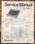 Technics / Panasonic SL-N25 Turntable Service Manual *original*. Fixed Price $19.97.