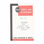 1950S Rca BK-6B Pad Felt Part No 210668 Assembly Vintage Dynamic Pressure. Fixed Price $49.50.