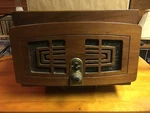 Vintage 1949 Wood Zenith Radio 5R086. Perfect. Record Player Removed.. Fixed Price $49.00.