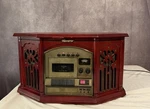 Memorex 9208 Brown Turntable Stereo System 33/45/78 Am/fm Cd Cassette. Fixed Price $60.00.