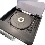 Magnavox Mx 1100 Vintage Turntable Dual Cassette Deck. Fixed Price $55.00.