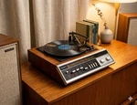 Vintage 1970S Panasonic SC-666 Turntable Record Player Radio Aux Tested. Fixed Price $599.00.