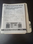 Emerson Model MC1422 Service Manual Original Repair Book Stereo Cassette Record. Fixed Price $49.99.