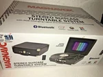 Nib Magnavox Stereo Suitcase Turntable System 3IN1 Bluetooth Lights Speed Acdc. Fixed Price $54.99.