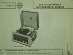 Original Sams Photofact Manual Rca Victor 8-EY-31HE (ch. RS-153A) (383). Fixed Price $7.99.