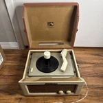 Vintage Rca Victor Victrola Portable 45 Rpm Record Player 1950S Suitcase, Works. Fixed Price $159.00.