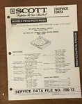 Scott PS160 PS270 PS360 Turntable Service Manual *original*. Fixed Price $15.89.