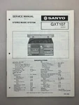 Sanyo Gxt 107 Original Service Manual Free Shipping. Fixed Price $14.00.