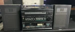 Panasonic SG-D15 Stereo System Turntable Dual Cassette Am/fm Works W/ Speakers. Fixed Price $165.00.