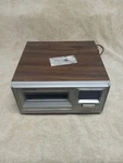 Soundesign Model 477 Stereo 8 Track Player Deck - Vintage Wood Grain Parts Only. Fixed Price $32.00.