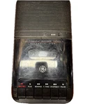 Black General Electric 3-5025A Portable Cassette Player W/ Recorder Works. Fixed Price $21.99.