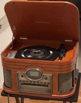 Crosley CR247 Record Player Turntable With Cassette, Cd & Am -fm Radio. Fixed Price $289.95.