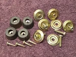 Vtg Precor Am/fm Stereo Record Player 8 Track Bsr Turntable Cabinet Screws Pads. Fixed Price $10.99.