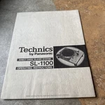Technics SL-1100 Record Player Turntable Operating Instructions Panasonic Japan. Fixed Price $42.49.