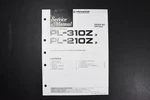 Pioneer PL-310Z PL-210Z Stereo Turntable Service Manual Genuine Original. Fixed Price $13.76.