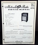 Motorola Radio / Phonograph Service Manual Model 6F11 Chassis HS-264 Pages. Fixed Price $6.00.