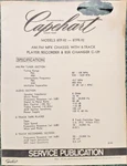 Capehart 8TP-92 8TPR-93 Am/fm 8-TRACK Phonograph Service Manual. Fixed Price $15.00.
