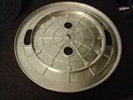 Fisher MT-867 Turntable Platter 58080 (aluminum) With Factory Mat. Fixed Price $22.50.