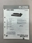 Sony PS-LX355 Original Service Manual Free Shipping. Fixed Price $14.00.