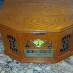 Anders Nicholson F-900 Record Player Turntable Am/fm Radio Cd Brown. Fixed Price $50.00.